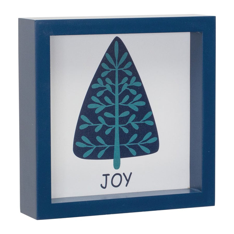 Melrose Pine Tree Sentiment Sign, Set of 6, Blue/Red/Green