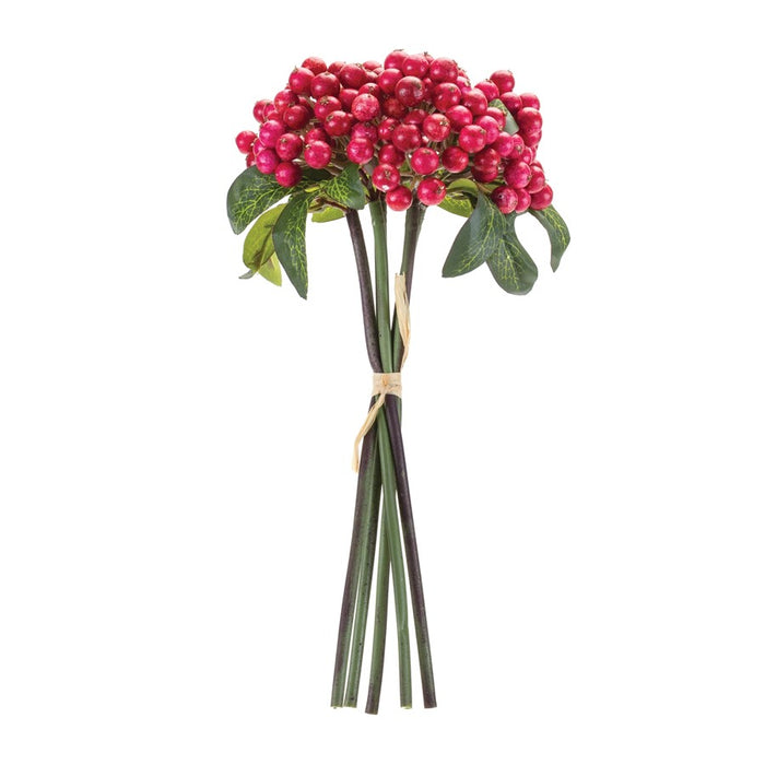 Melrose International Cranberry Bundle, Set of 6, Cranberry