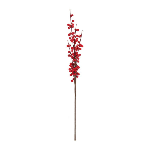 Melrose International Ilex Berry Stem, Set of 2, Red