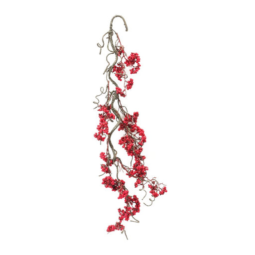 Melrose International Berry Twig Garland, Set of 3, Red/Brown - 86976DS