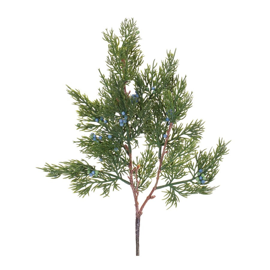 Melrose International Pine Spray, Set of 12, Green/Blue/Brown - 86978DS