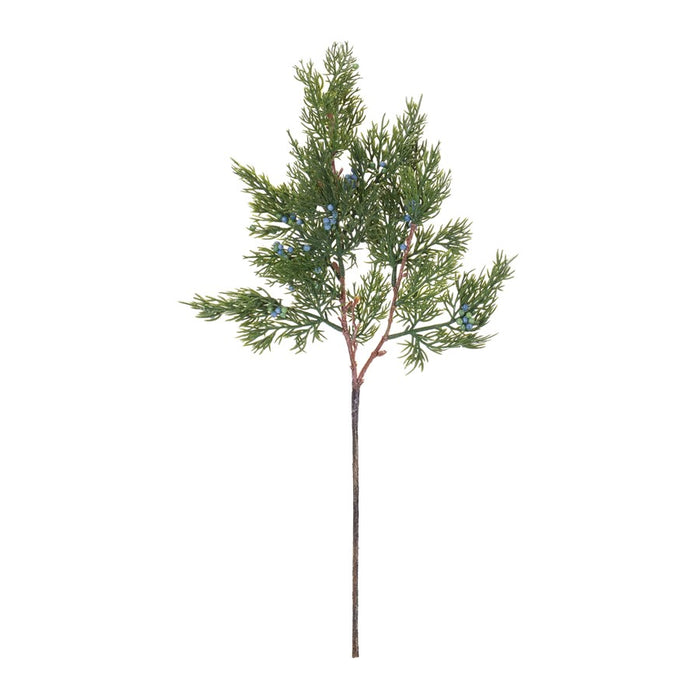 Melrose International Pine Spray, Set of 12, Green/Blue/Brown