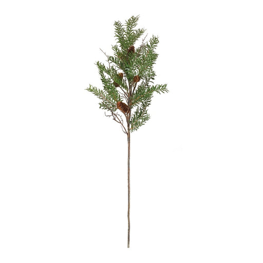 Melrose International Pine Twig Spray, Set of 2, Green/Brown