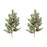 Melrose International Pine Spray, Set of 2, Green/Brown