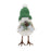 Melrose Winter Bird/Hat/Pine Accent, Set of 6, Green/White