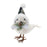 Melrose Winter Bird/Hat/Pine Accent, Set of 6, Green/White