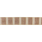 Melrose Wired Polyester Ribbon 2.5"x10 yds, Set of 3, Beige - 87043DS
