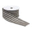 Melrose Wired Polyester Ribbon 2.5"x10 yds, Set of 2, Black/White