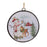 Melrose Woodland Snowman Disc Ornament, Set of 12, White/Red/Green
