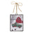 Melrose Glass Truck/Barn Ornament, Set of 12, White/Red/Green