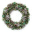 Melrose International Cone/Berry Wreath 20"D, Green/White - 87105DS