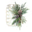 Melrose Pine Cone Wood Wall Hanging 20.5"H, Green/Cream/Brown - 87108DS