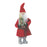 Melrose International Standing Santa Decor 15"H, Red/Brown/Green - 87147DS