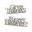 Melrose Happy Harvest/Give Thanks Tabletop Sign, Set of 2, White - 87148DS