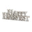 Melrose Happy Harvest/Give Thanks Tabletop Sign, Set of 2, White