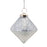Melrose Textured Mercury Glass Ornament, Set of 6, Blue/White