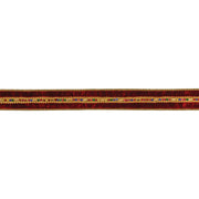 Melrose International Wired Polyester Ribbon 1.5"x10 yds, Red/Gold - 87184DS