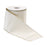 Melrose International Wired Polyester Ribbon 4"x10 yds, White