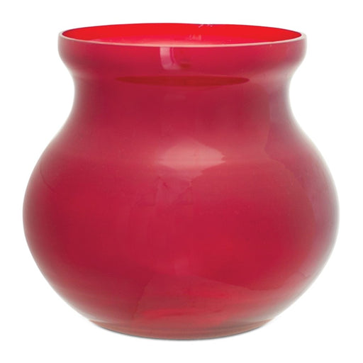 Melrose International Red Glass Vase, Set of 2 - 87207DS