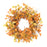 Melrose Mixed Fall Foliage Wreath 21.5"D, Yellow/Orange/Brown - 87209DS