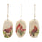 Melrose Cardinal Bird Tree Disc Ornament, Set of 24, Brown/Red/Red - 87242DS