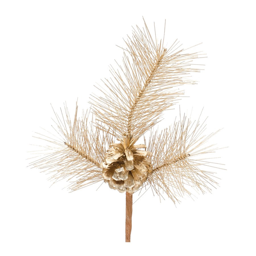 Melrose International Pine Pick, Set of 6, Gold - 87279DS