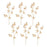 Melrose International Berry Twig Spray, Set of 6, Gold