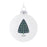 Melrose Tree Sentiment Ball Ornament, Set of 6, White/Blue