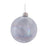 Melrose Int. Irridescent Glass Ball Ornament, Set of 6, Cream
