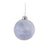 Melrose Int. Irridescent Glass Ball Ornament, Set of 6, Cream