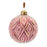 Melrose International Ornate Glass Ball Ornament, Set of 12, Red/Gold