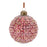 Melrose International Ornate Glass Ball Ornament, Set of 12, Red/Gold