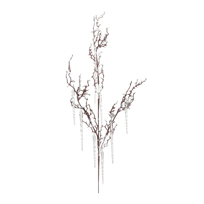 Melrose International Hanging Icicle Branch, Set of 2, Brown - 87364DS