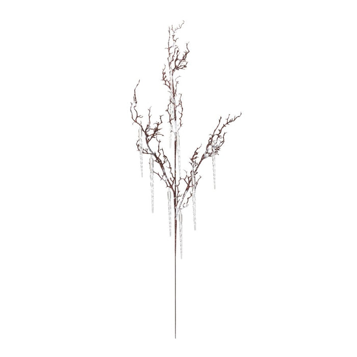 Melrose International Hanging Icicle Branch, Set of 2, Brown