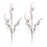 Melrose International Hanging Icicle Branch, Set of 2, Brown
