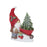 Melrose Gnome Figurine/Snowman/Pine Tree, Set of 2, Red/White/Green