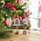 Melrose Winter Gnome Shelf Sitter, Set of 2, Red/White/Green
