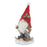 Melrose Winter Gnome on Skis Figurine, Set of 2, Red/White
