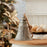 Melrose International Rustic Metal Bell Ornament, Set of 2, Grey/Brown
