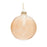 Melrose International Snowflake Etched Glass Ornament, Set of 12, Gold