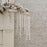 Melrose International Hanging Prism Branch, Set of 2, White/Gold