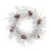 Melrose Iced Twig Pinecone Wreath 24"D, Brown/White/Silver - 87429DS