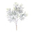 Melrose International Flocked Cedar Branch, Set of 12, Green/White - 87448DS
