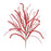 Melrose International Glittered Pine Tinsel Branch, Set of 2, Red - 87455DS