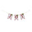 Melrose International Joy Holiday Banner Garland 21"L, Red/Green/White