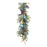 Melrose International Decorated Holiday Pine Garland 6'L, Green/Blue - 87505DS