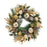 Melrose Decorated Mixed Pine Wreath 27"D, Gold/Green/Brown - 87508DS