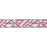 Melrose International Wired Candy Cane Ribbon, Set of 2, White/Red - 87513DS