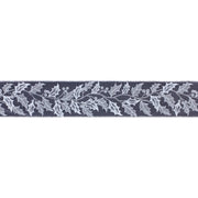 Melrose Wired Polyester Ribbon 2.5"x10 yds, Set of 2, Blue - 87519DS