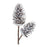 Melrose International Pine Cone Pick, Set of 2, Brown/White - 87521DS